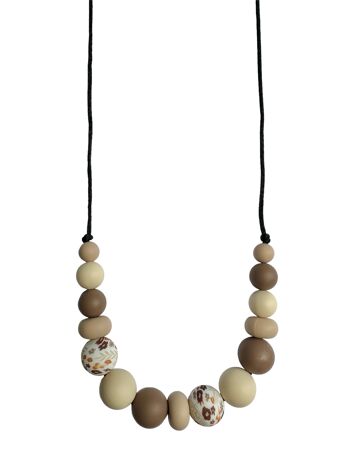 Collier d'allaitement ou de portage - Vanille 1