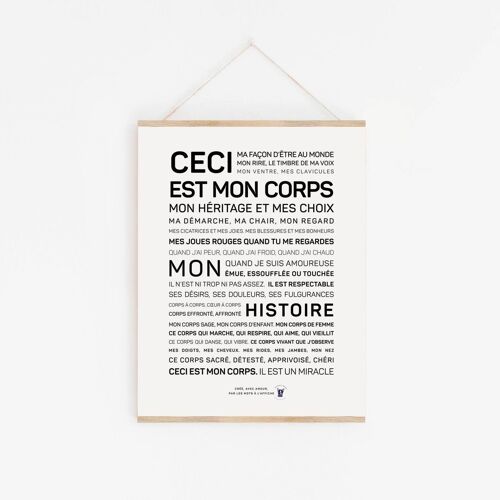 Affiche Ceci est mon corps A2