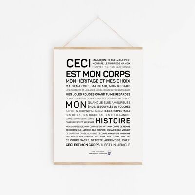 Affiche 20 ans - Les mots à l'affiche