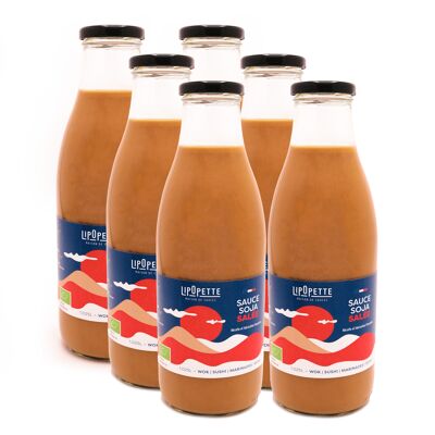 Sauce soja salée - Colis 6x1L CHR Métiers de bouche