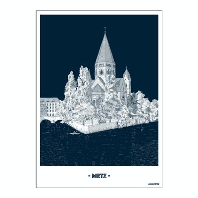 Postkarte "METZ"