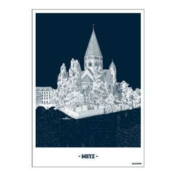 postcard "METZ"