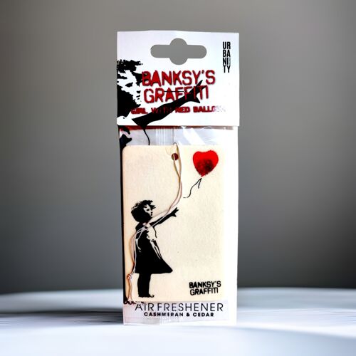 Deodorante per auto Banksy - "Ragazza con palloncino rosso"