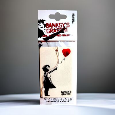 Déodorant pour voiture Banksy - "Ragazza con palloncino rosso"