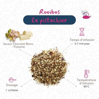 Rooïbos : Le Pistachier 50gr 2