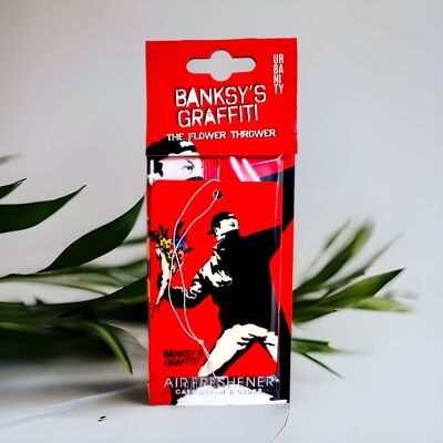 Deodorant für Auto Banksy – „Il lanciatore di fiori“