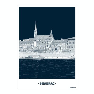 Postkarte "BERGERAC"