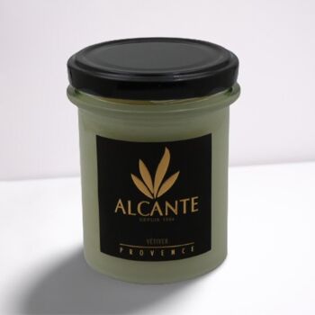 Bougie parfumée Ambiance 150g Alcante, Vétiver 1