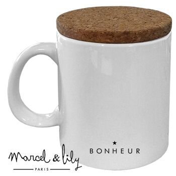 Mug céramique - message - "Bonheur" 2