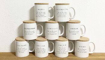 Mug céramique - message - "Bonheur" 3