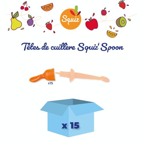 VRAC - Box de 15 Têtes de cuillères - Squiz'Spoon - SQUIZ - Sans Emballage