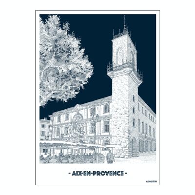 postcard "AIX-EN-PROVENCE"