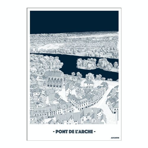 postcard "PONT DE L'ARCHE"