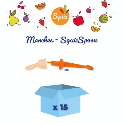 A GRANEL - Caja de 15 Mangos de Cuchara - Squiz'Spoon - SQUIZ - Sin Embalaje