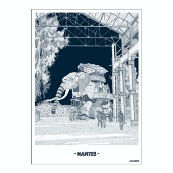 postcard "NANTES"