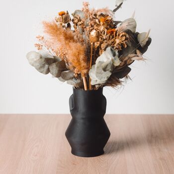 Vase Sculpt (Parme) - Pour fleurs séchées 2