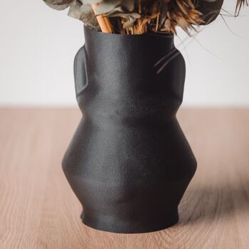 Vase Sculpt (Parme) - Pour fleurs séchées 4