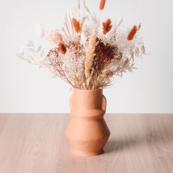 Vase Sculpt (Parme) - Pour fleurs séchées 5