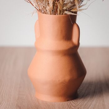 Vase Sculpt (Parme) - Pour fleurs séchées 6
