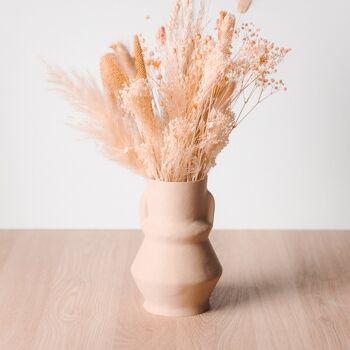 Vase Sculpt (Parme) - Pour fleurs séchées 8