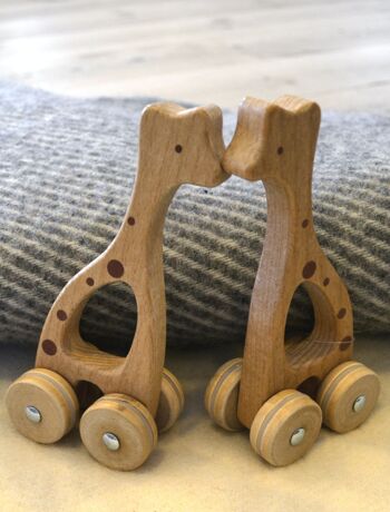 Toy Animals on wooden wheels 2