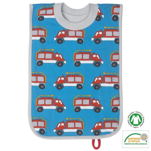 Firetrucks Organic Bib