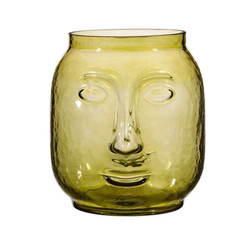 Green Face Vase