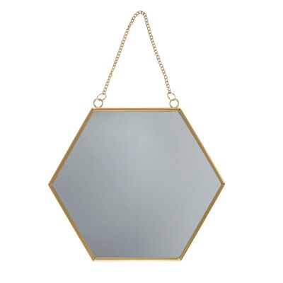 Espejo hexagonal Touch of Gold