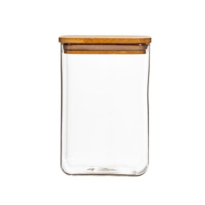 Vorratsbehälter aus Glas groß