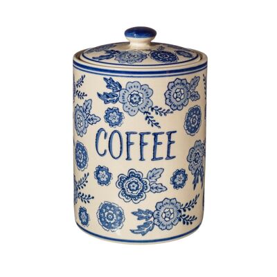 Blue Willow Coffee Storage Jar