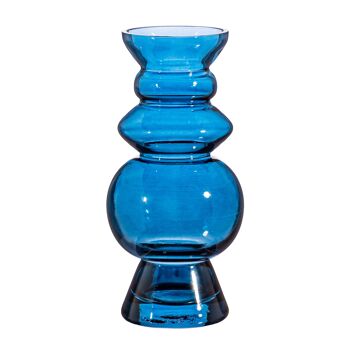 Vase en verre Selina Bleu 1