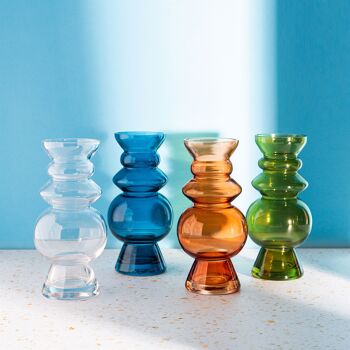 Vase en verre Selina Vert 3