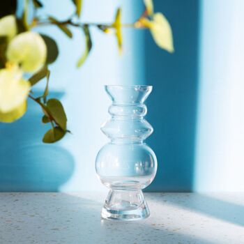 Vase en verre Selina clair 2
