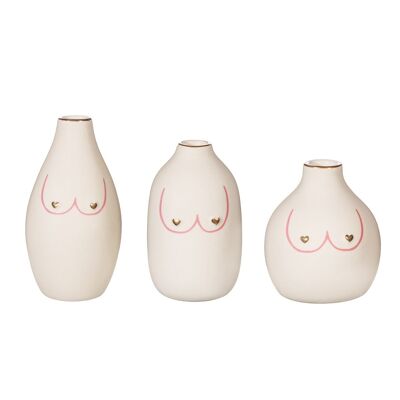 Girl Power Boobies Vases - Lot de 3