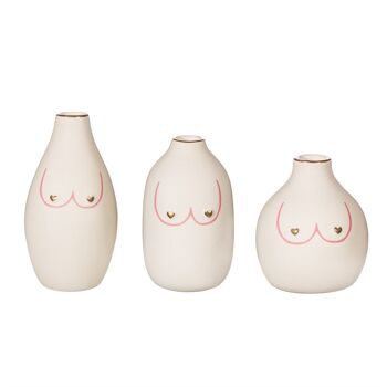 Girl Power Boobies Vases - Lot de 3 1