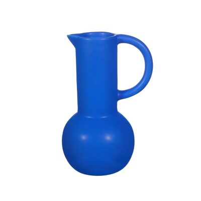 Große Amphora Krug Vase tiefblau