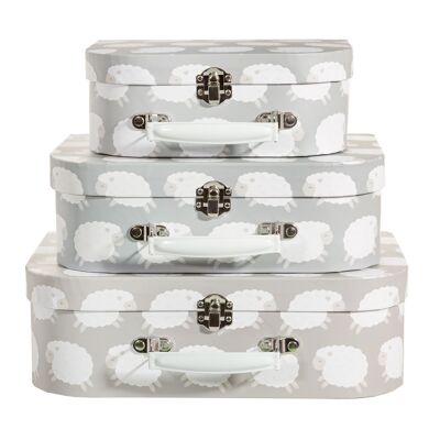 Louie Lamb Suitcases - Set of 3