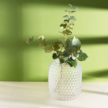 Vase à boules en verre 2