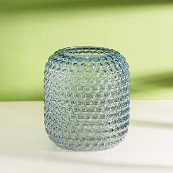 Vase Bobble en verre gris 2