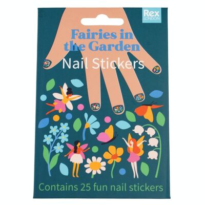 Pegatinas de uñas infantiles - Hadas en el Jardín