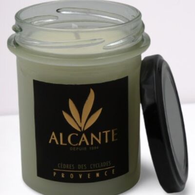 Ambiance scented candle 150g Alcante, Cedars of the Cyclades