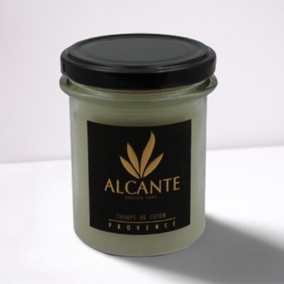 Ambiance scented candle 150g Alcante, Cotton fields