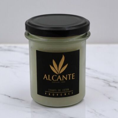 Candela profumata Ambiance 150g Alcante, Campi di cotone