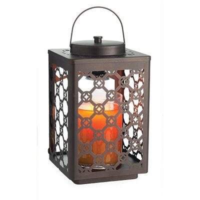 CANDLE WARMERS® GARDEN lantern metal for scented candles oil rubbed bronze