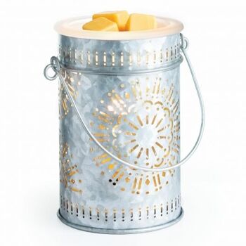 CANDLE WARMERS® GALVANIZED TIN Réchaud en métal