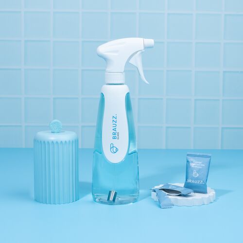 Solo pack Glass detergent (1 refillable bottle, 2 refills) + Plastic-free + Refillable