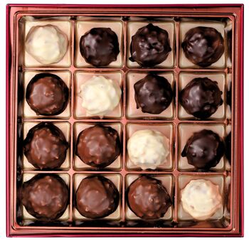 Boîte 16 Rochers au chocolat assortis 4