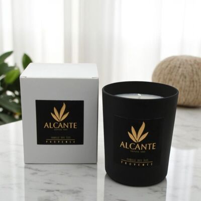 Vela perfumada Atmósfera 180g Alcante Isla vainilla