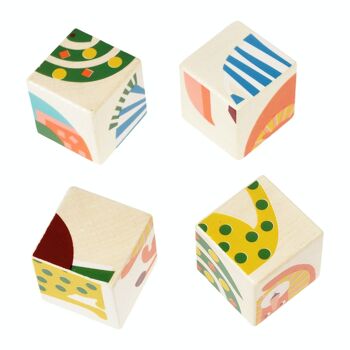 Cubes puzzle en bois - Merveilles Sauvages 3