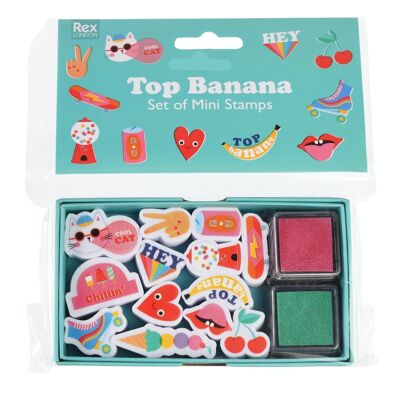 Set de mini sellos - Top Banana